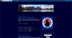 Desktop Screenshot of bigfootonice.blogspot.com