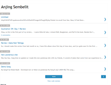 Tablet Screenshot of anjingsembelit.blogspot.com