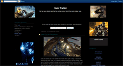 Desktop Screenshot of halo-movie-trailer.blogspot.com
