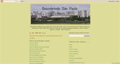 Desktop Screenshot of descobrindosaopaulo.blogspot.com