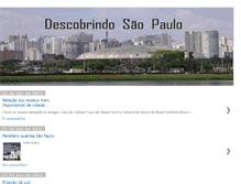 Tablet Screenshot of descobrindosaopaulo.blogspot.com