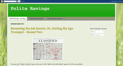 Desktop Screenshot of politeravings.blogspot.com