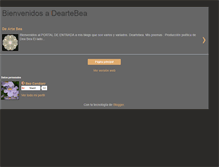 Tablet Screenshot of deartebea.blogspot.com