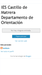 Mobile Screenshot of iescastillodematrera-instituto.blogspot.com