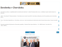 Tablet Screenshot of dovolenka-chorvatsko.blogspot.com