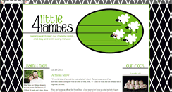 Desktop Screenshot of fourlittlelambes.blogspot.com