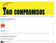 Tablet Screenshot of 40compromisos.blogspot.com