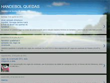 Tablet Screenshot of handebolquedasdoiguacu.blogspot.com