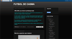 Desktop Screenshot of futboldecasma2.blogspot.com