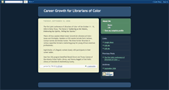 Desktop Screenshot of librariansofcolor.blogspot.com