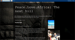 Desktop Screenshot of peaceloveafricathenexthill.blogspot.com