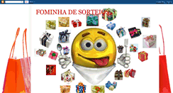 Desktop Screenshot of fominhadesorteios.blogspot.com