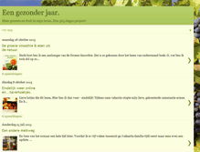 Tablet Screenshot of eengezonderjaar365.blogspot.com