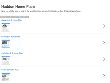 Tablet Screenshot of haddonhomeplans.blogspot.com