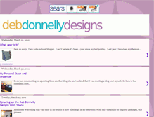 Tablet Screenshot of debdonnellydesigns.blogspot.com