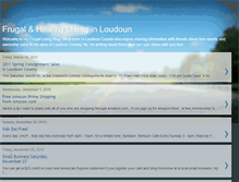 Tablet Screenshot of frugallivinginloudoun.blogspot.com