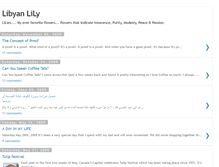 Tablet Screenshot of libyanlily.blogspot.com