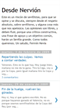Mobile Screenshot of desdenervion.blogspot.com