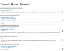 Tablet Screenshot of fernando-alonso-formula-1.blogspot.com