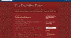 Desktop Screenshot of declutterdiary.blogspot.com