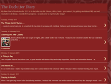 Tablet Screenshot of declutterdiary.blogspot.com