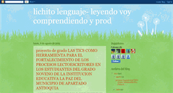 Desktop Screenshot of lichito-lichitolenguaje.blogspot.com