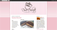 Desktop Screenshot of docedeleitecakeria.blogspot.com