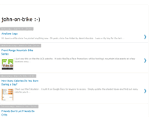 Tablet Screenshot of johnonbike.blogspot.com