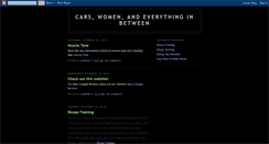 Desktop Screenshot of carswomenandeverythinginbetween.blogspot.com