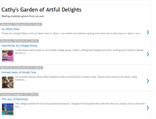 Tablet Screenshot of cathysgardenofartfuldelights.blogspot.com