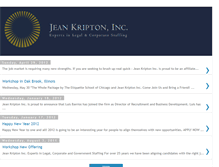 Tablet Screenshot of jeankriptoninc.blogspot.com