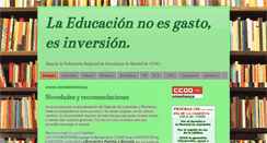 Desktop Screenshot of laeducacionnoesgastoesinversion.blogspot.com