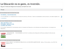 Tablet Screenshot of laeducacionnoesgastoesinversion.blogspot.com