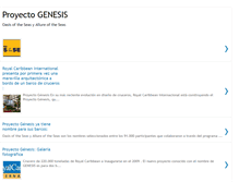 Tablet Screenshot of genesisproyecto.blogspot.com