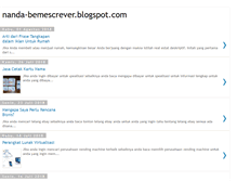 Tablet Screenshot of nanda-bemescrever.blogspot.com
