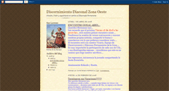 Desktop Screenshot of discernimientodiaconal.blogspot.com