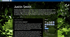 Desktop Screenshot of justin-smith.blogspot.com