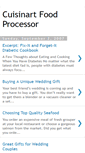 Mobile Screenshot of cuisinartfoodprocesor.blogspot.com