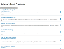 Tablet Screenshot of cuisinartfoodprocesor.blogspot.com