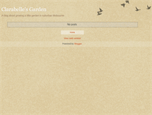 Tablet Screenshot of clarabellesgarden.blogspot.com