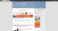 Desktop Screenshot of dealsnmore.blogspot.com