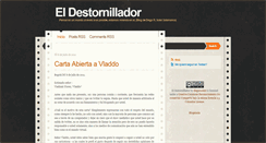 Desktop Screenshot of eldestornilladordehoro.blogspot.com