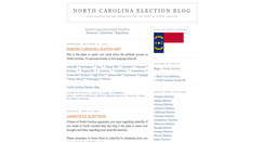 Desktop Screenshot of north-carolina-election.blogspot.com