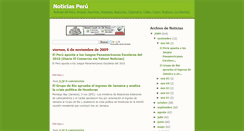 Desktop Screenshot of noticias-peruanas.blogspot.com