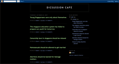 Desktop Screenshot of debatecafe.blogspot.com
