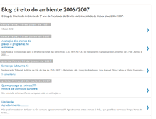 Tablet Screenshot of direitodoambiente2006-2007.blogspot.com