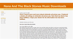 Desktop Screenshot of nana-and-the-black-stones-music-downl.blogspot.com