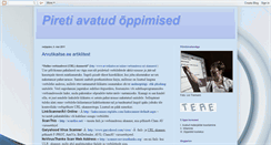 Desktop Screenshot of piretiavatud.blogspot.com