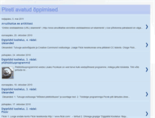 Tablet Screenshot of piretiavatud.blogspot.com