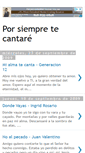 Mobile Screenshot of porsiempretecantare.blogspot.com
